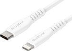 Blupeak 1.2m Apple MFi Certified USB-C to Lightning Cable - Black - BluPeak