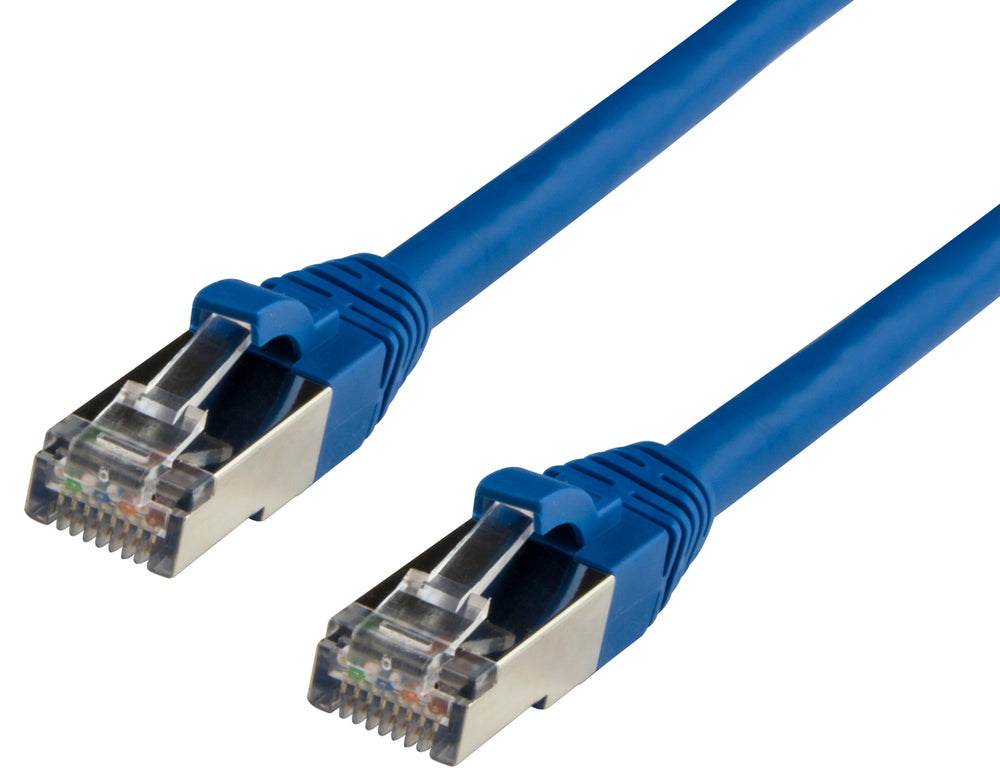 Blupeak CAT 6A STP (Shielded) LAN Cable - Blue - BluPeak