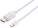 Blupeak 2m Mini DisplayPort Male to DisplayPort Male Cable