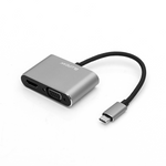 Blupeak USB-C to HDMI 4K@30Hz & VGA 1080P@60Hz Adapter