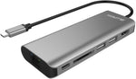 Blupeak UCMP01 USB-C Multi-Port Adapter HDMI4K/RJ45/2xUSB3.0/SD/PD - BluPeak