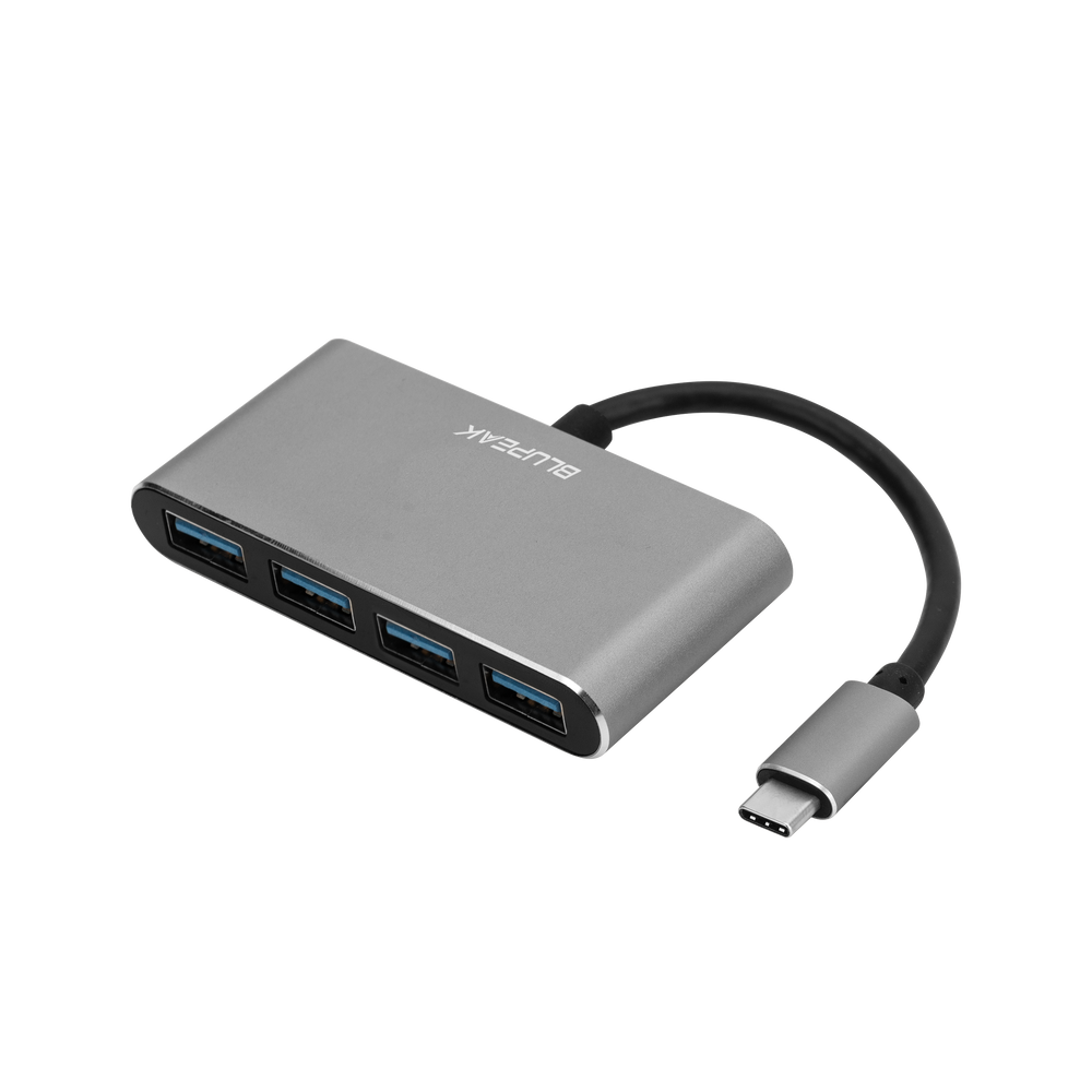 Blupeak USB-C to 4 x USB-A 3.0 Hub